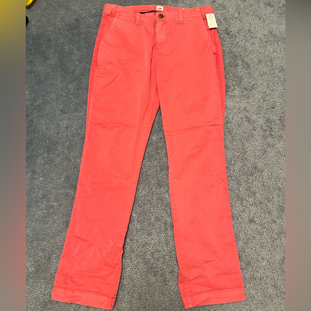 Gap Coral Girlfriend Chinos Size 2